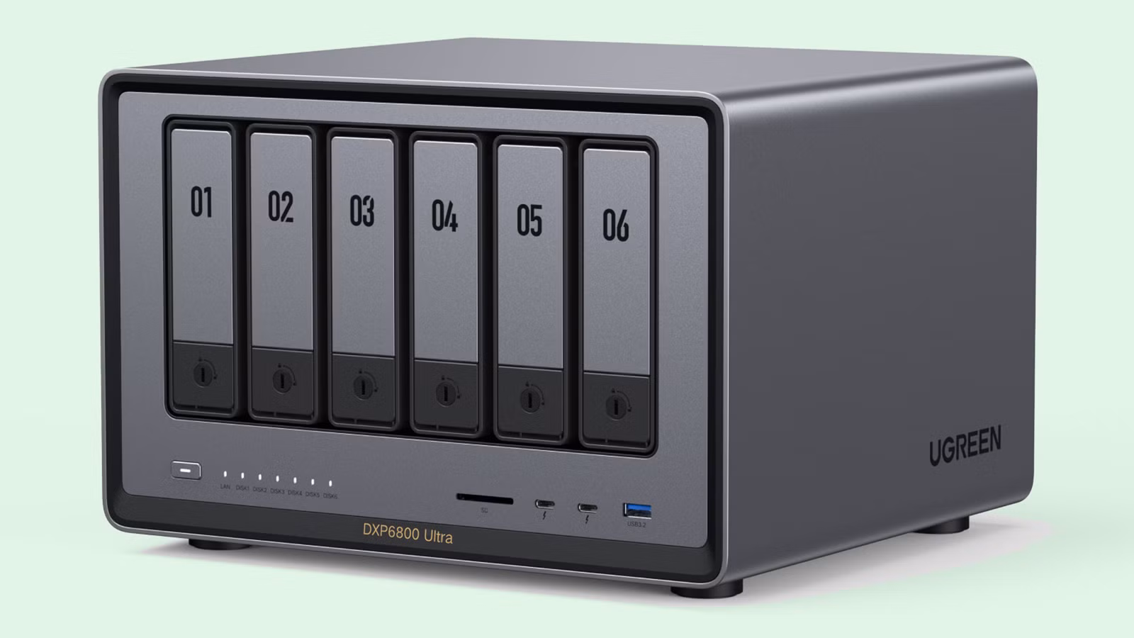 NAS 8 bay พร้อม 10GbE คู่และ Thunderbolt 4 ยกระดับสตอเรจมืออาชีพ