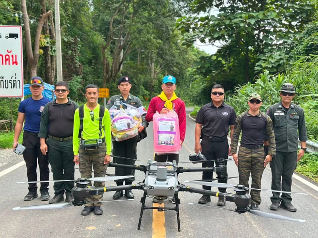 โดรนจ่ายน้ำท่วม กำลังพลิกโฉมการบรรเทาสาธารณภัย