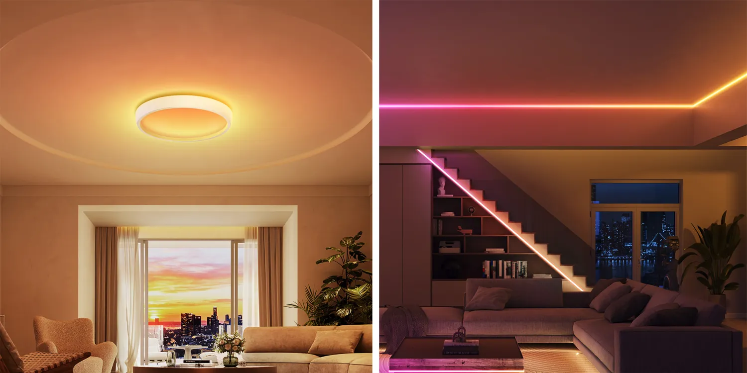 หลอดไฟเพดาน Govee Sky Ceiling Light ใช้ AI ปรับตามอารมณ์และกิจวัตร