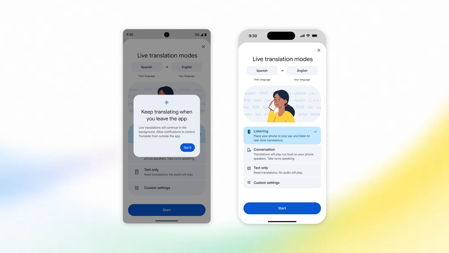 Google Translate อัปเดต โหมด Background เปลี่ยนมือถือให้เป็นล่ามส่วนตัว