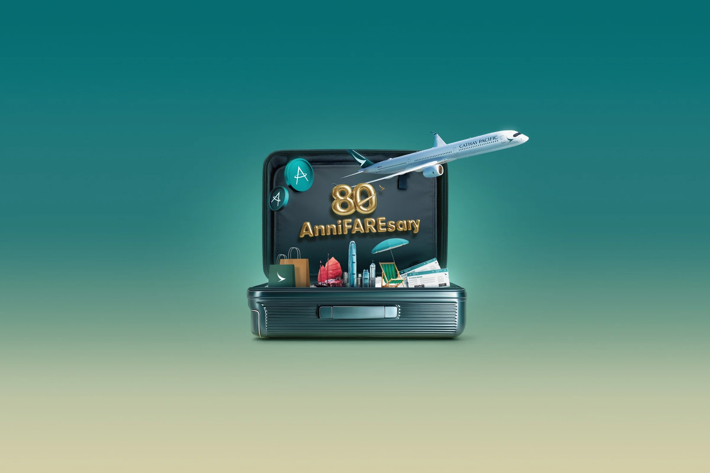ฉลองครบรอบ 80 ปี Cathay Pacific ตั๋วเครื่องบินลดราคาพร้อมสิทธิพิเศษจัดเต็ม