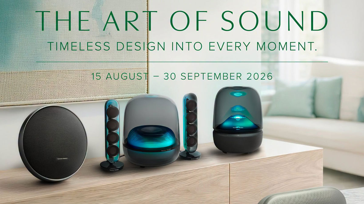 ลำโพง Harman Kardon ดีไซน์พรีเมียม ลดสูงสุด 30% ในแคมเปญ THE ART OF SOUND