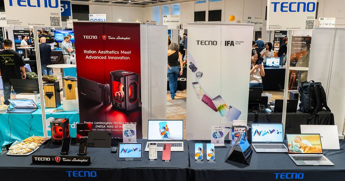 TECNO เขย่าวงการด้วยมือถือไร้ขอบ 0 มม. และแล็ปท็อปพับได้ 360 องศา