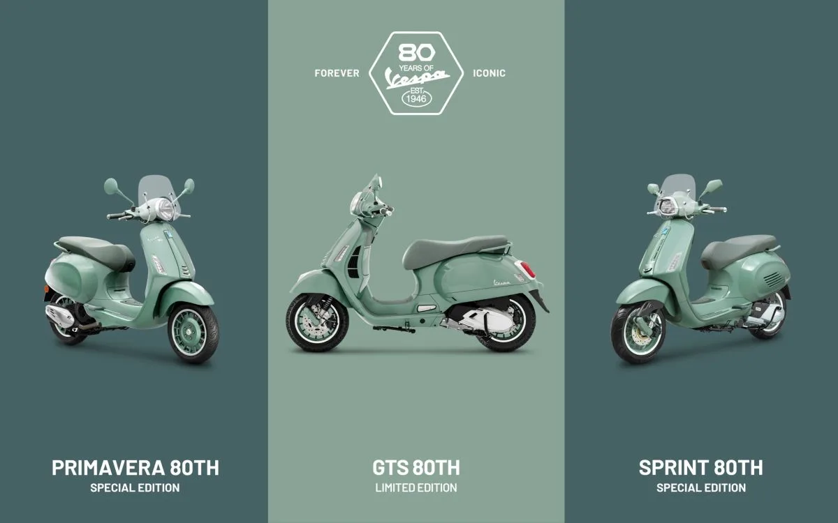 เวสป้า 80 ปี คอลเลกชันลิมิเตดที่เล่าเรื่องตำนานบนถนน