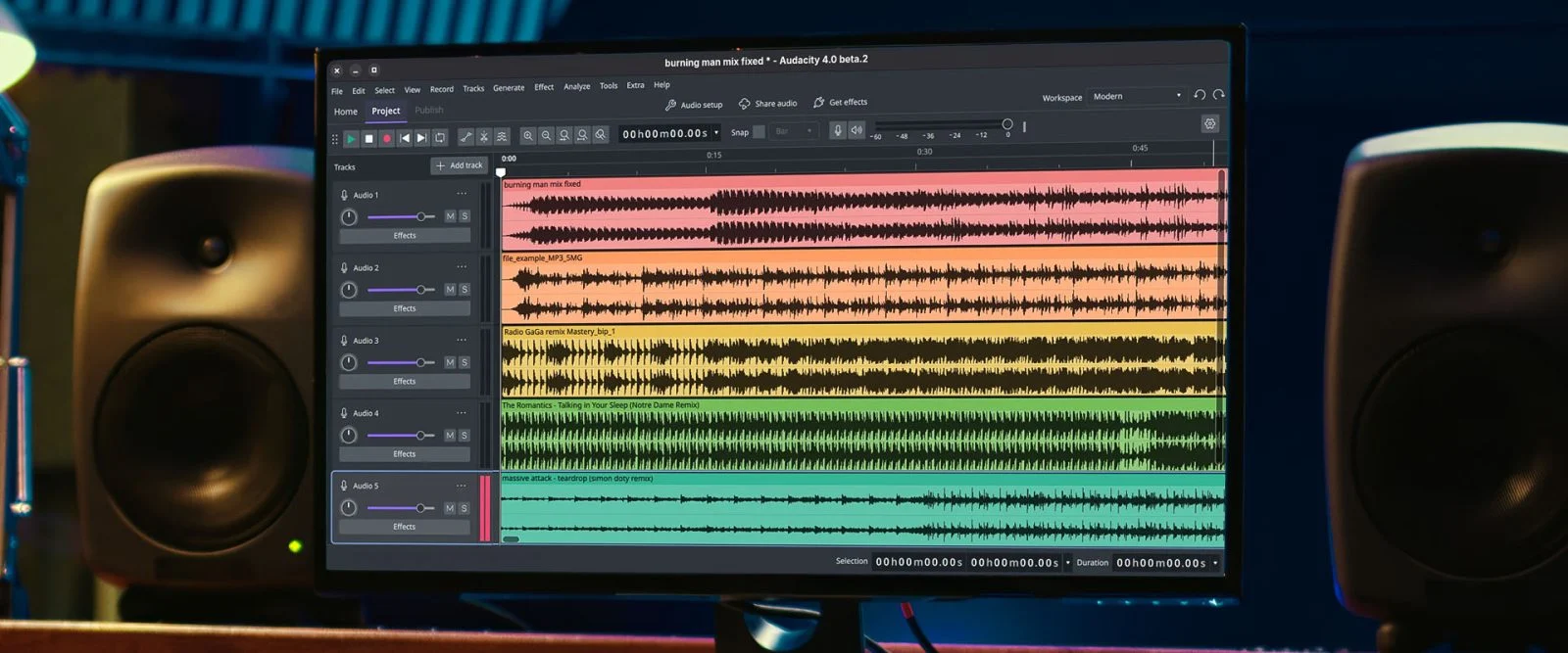 Audacity 4.0 แปลงโฉมโปรแกรมตัดต่อเสียงฟรีให้ลุคระดับ DAW มืออาชีพ