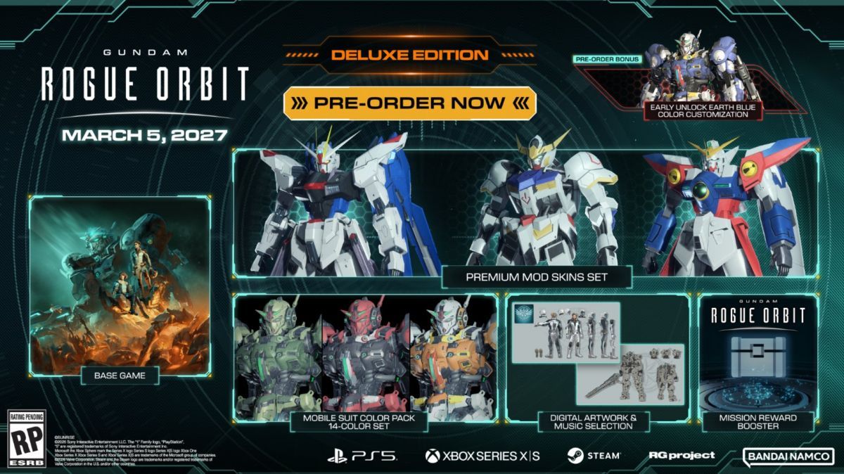 Gundam Rogue Orbit เกมแอ็กชั่นชูตเตอร์ความเร็วสูงที่แฟนกันดั้มไม่ควรมองข้าม