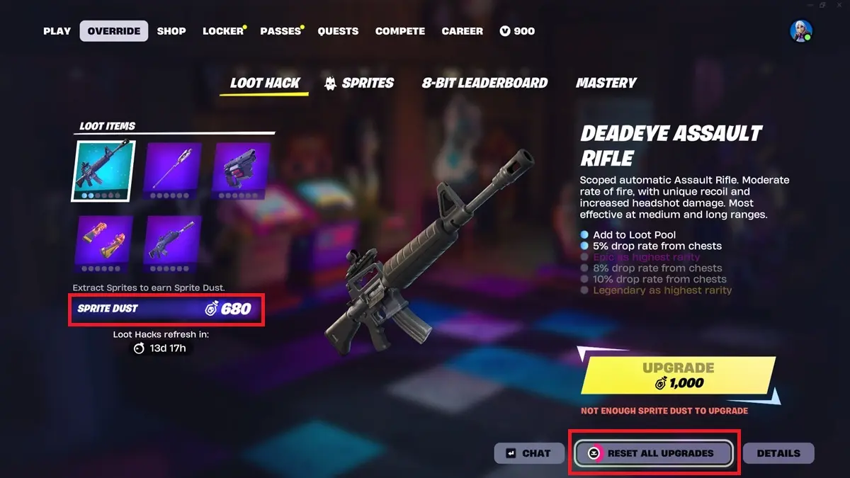 คู่มือ Loot Hacks ปลดล็อกและจัดสไปรต์อย่างมีแผน