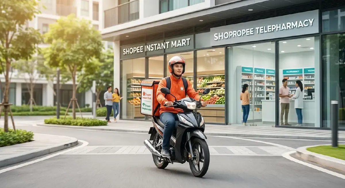 Shopee Instant Mart และ Telepharmacy เปิดศึกช้อปปี้ด่วน ส่งด่วน 1 ชั่วโมงเขย่าตลาดควิกคอมเมิร์ซ