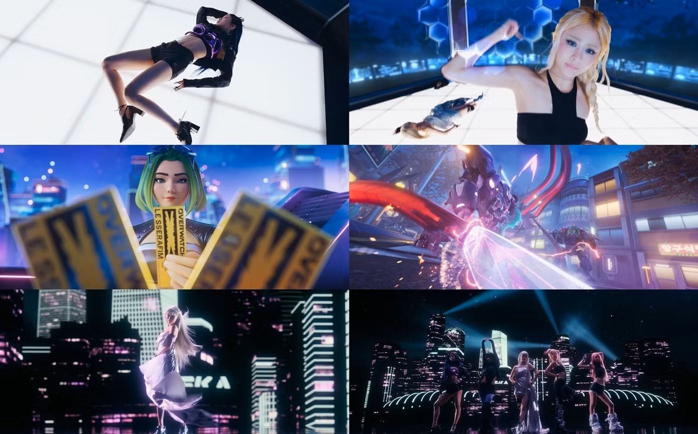 LE SSERAFIM x Overwatch เมื่อ K-pop กลายเป็นอีกด่านของจักรวาลเกม