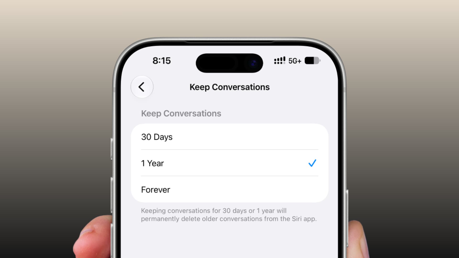 คุมข้อมูลบน iPhone แบบละเอียด ปิด Siri บันทึกเสียง ซับอัตโนมัติ และปุ่มลัด Messages