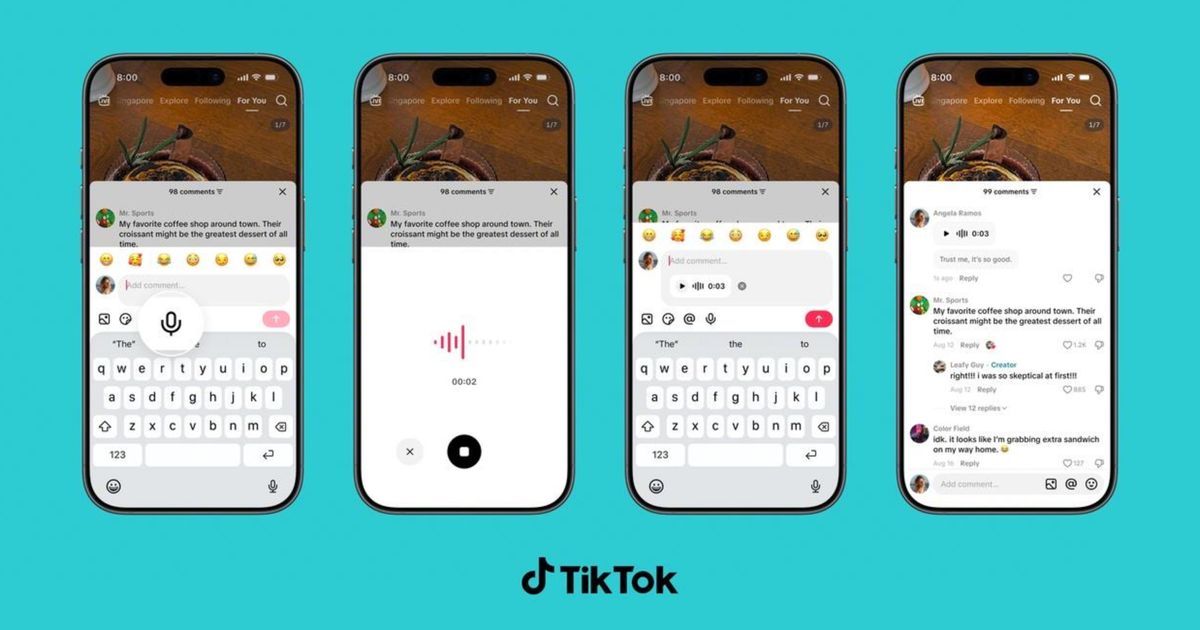 อัปเดตคอมเมนต์ TikTok เสียง โพล รูป และ Live Photo กำลังเปลี่ยนเกม