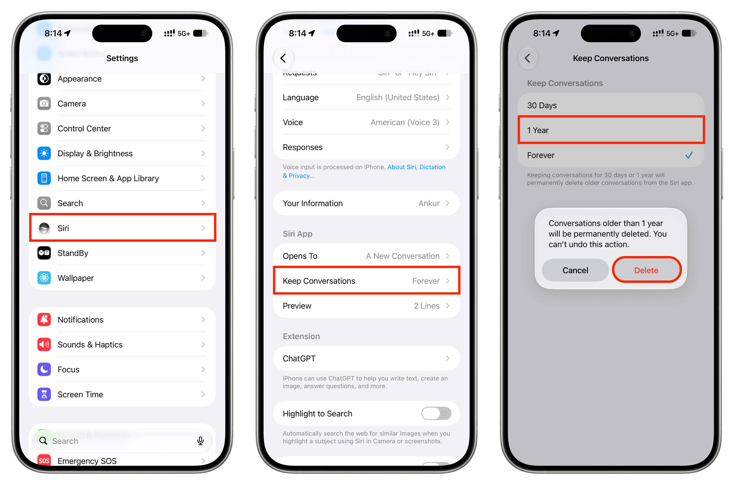 คุมข้อมูลบน iPhone แบบละเอียด ปิด Siri บันทึกเสียง ซับอัตโนมัติ และปุ่มลัด Messages