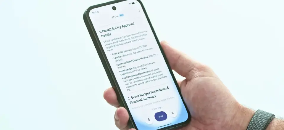 ควบคุม Gmail Docs Keep ด้วยเสียงด้วยฟีเจอร์ Gemini Live