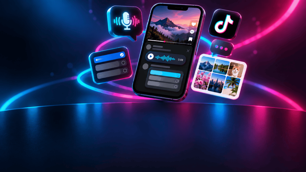 อัปเดตคอมเมนต์ TikTok เสียง โพล รูป และ Live Photo กำลังเปลี่ยนเกม