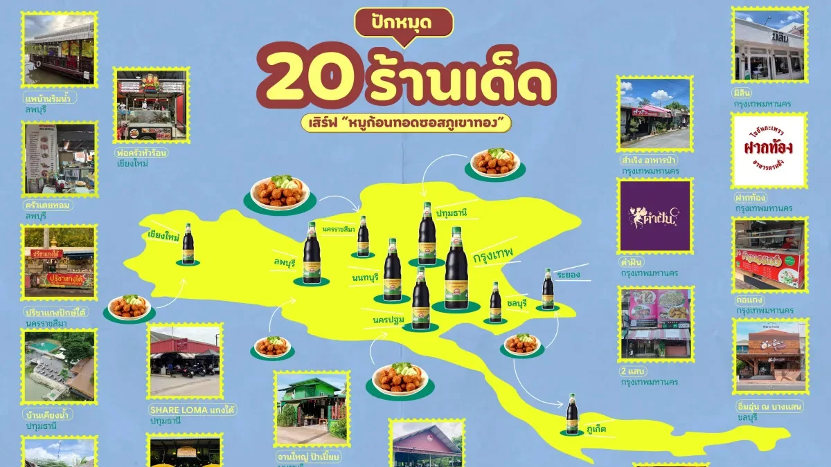 เชฟป้อมดันหมูก้อนทอดซอสภูเขาทองสู่เมนูร้านอาหารกระแสใหม่
