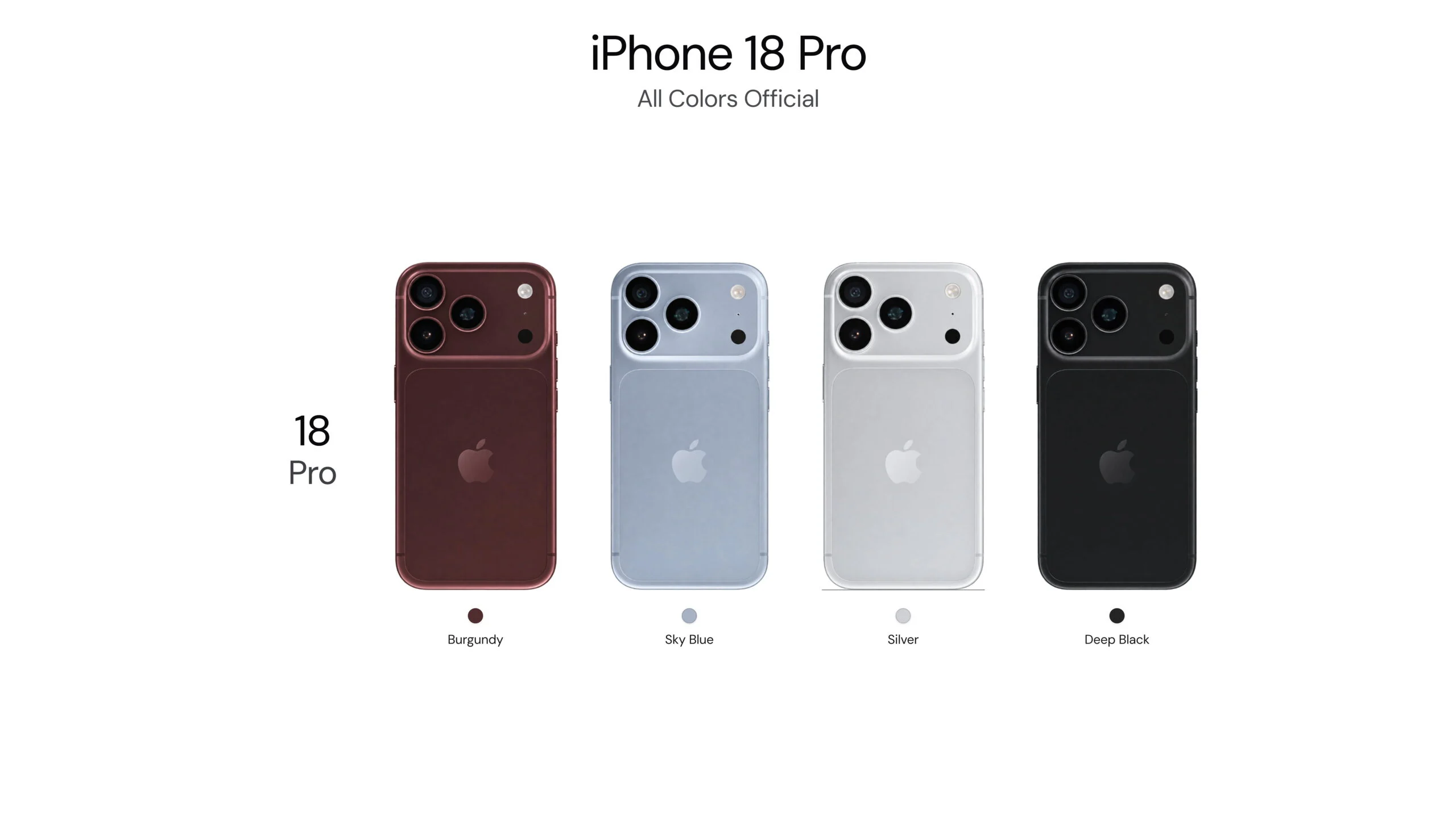 พาสำรวจสีใหม่ iPhone 18 Pro กับ Burgundy ที่ดึงสายตาที่สุด
