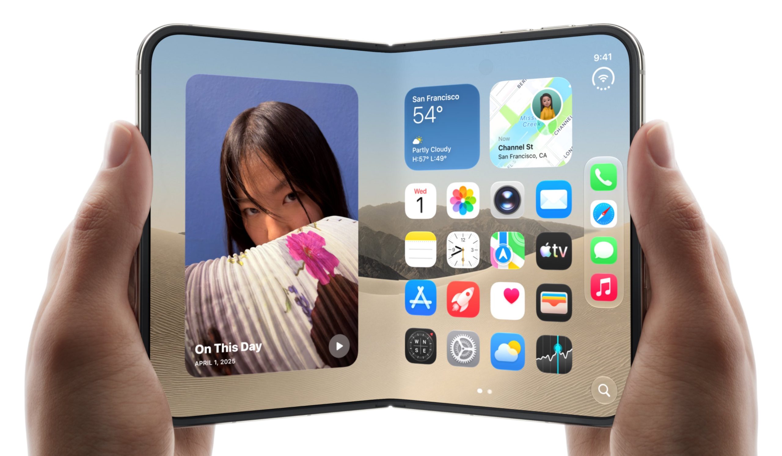 iPhone Duo รอยพับเนียนแค่ไหน เมื่อเทียบกับมือถือจอพับ Android
