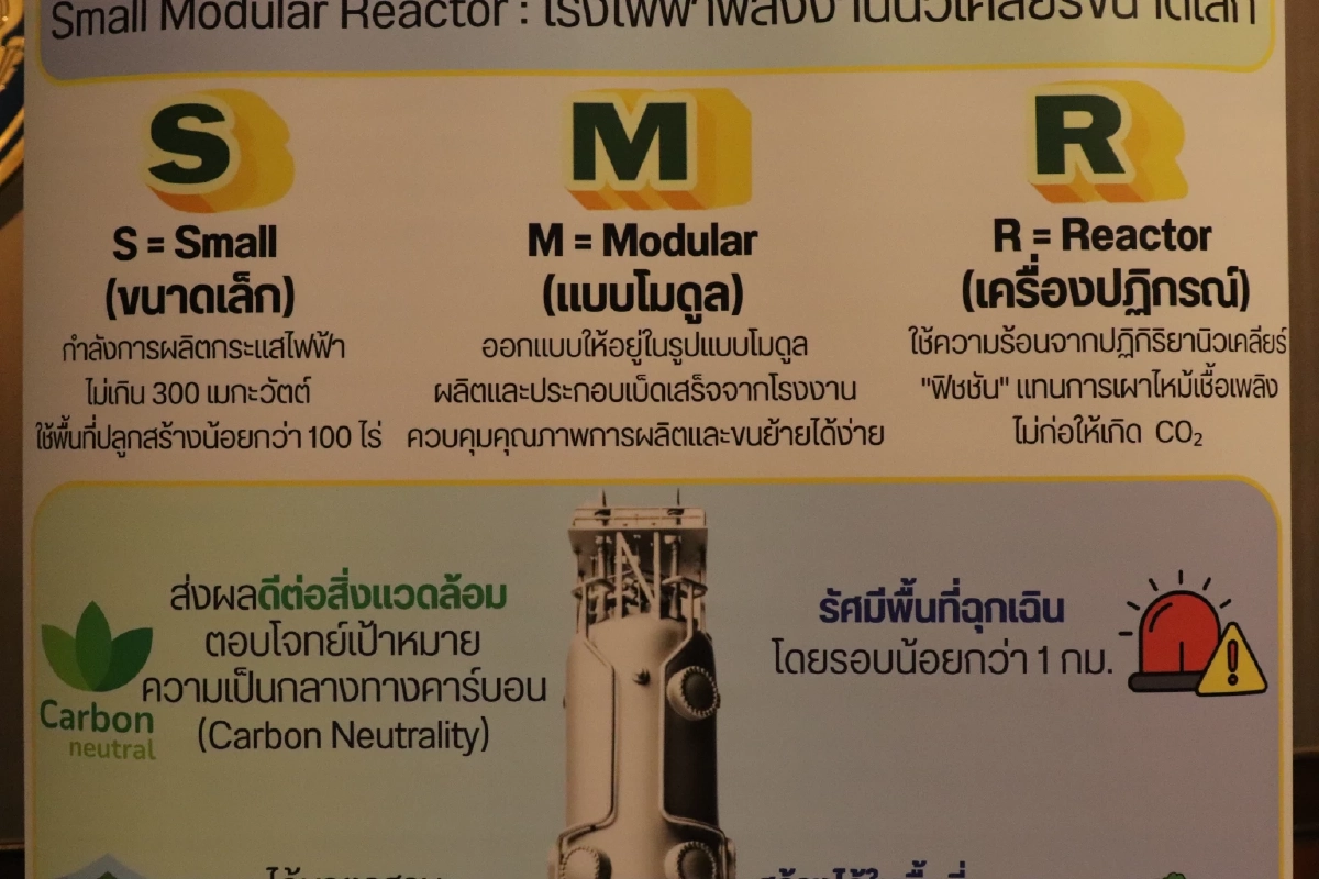 เทคโนโลยี SMR เขยื้อนกฎความปลอดภัยนิวเคลียร์อาเซียน