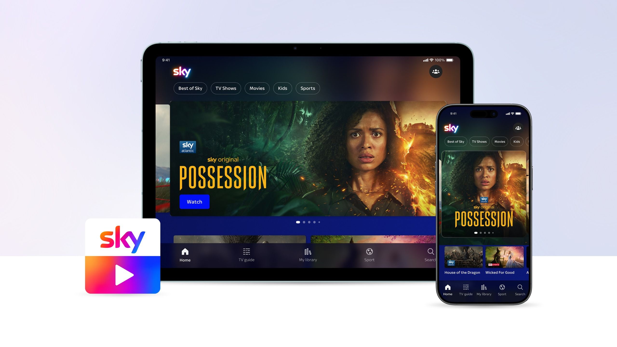แอป Sky Go อัปเดต ปรับดีไซน์ใหม่ดันสตรีมมิ่ง Full HD แข่งเดือด