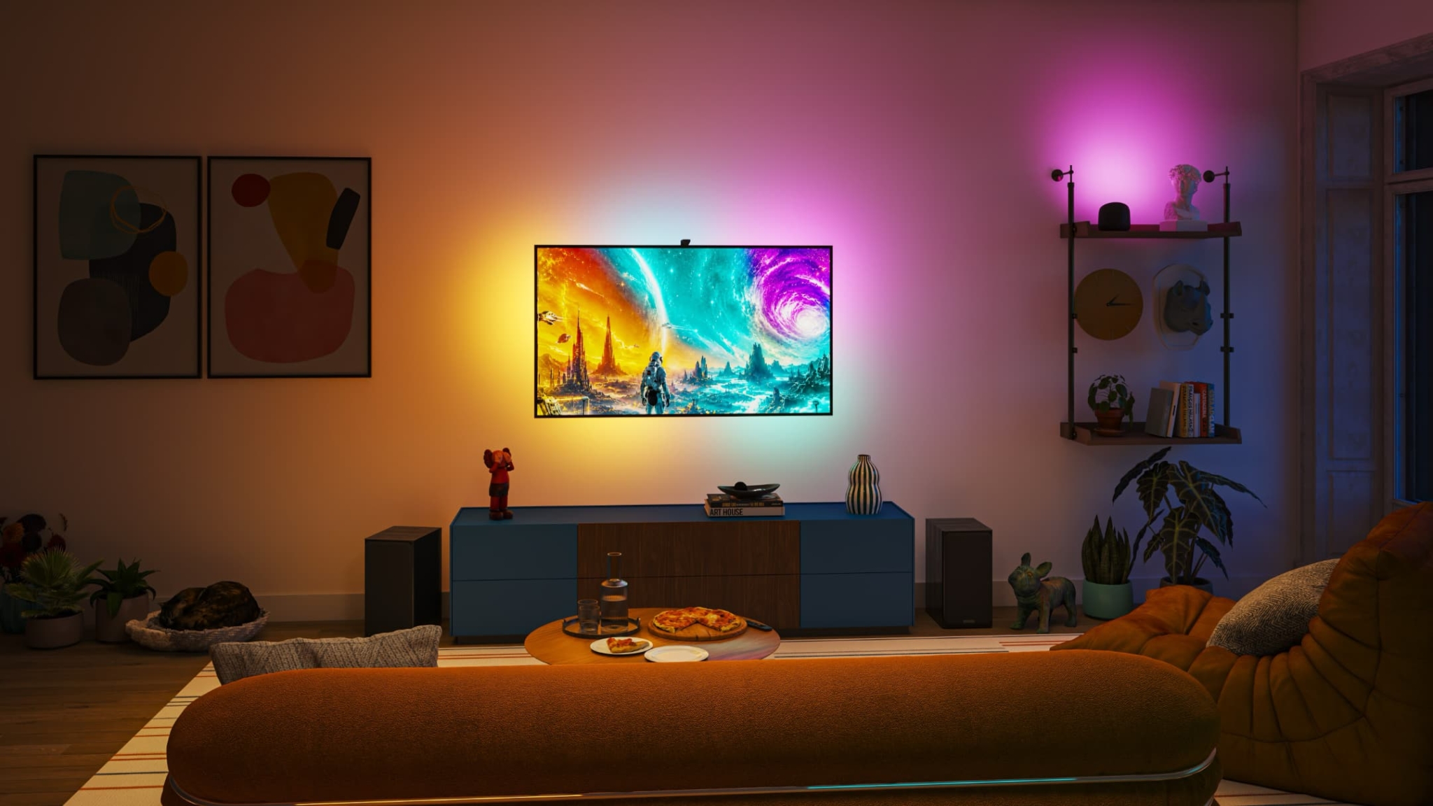 Philips Hue Screen Sync เปลี่ยนไฟรอบทีวีให้สมาร์ตแบบไม่ต้องยุ่งกับสาย