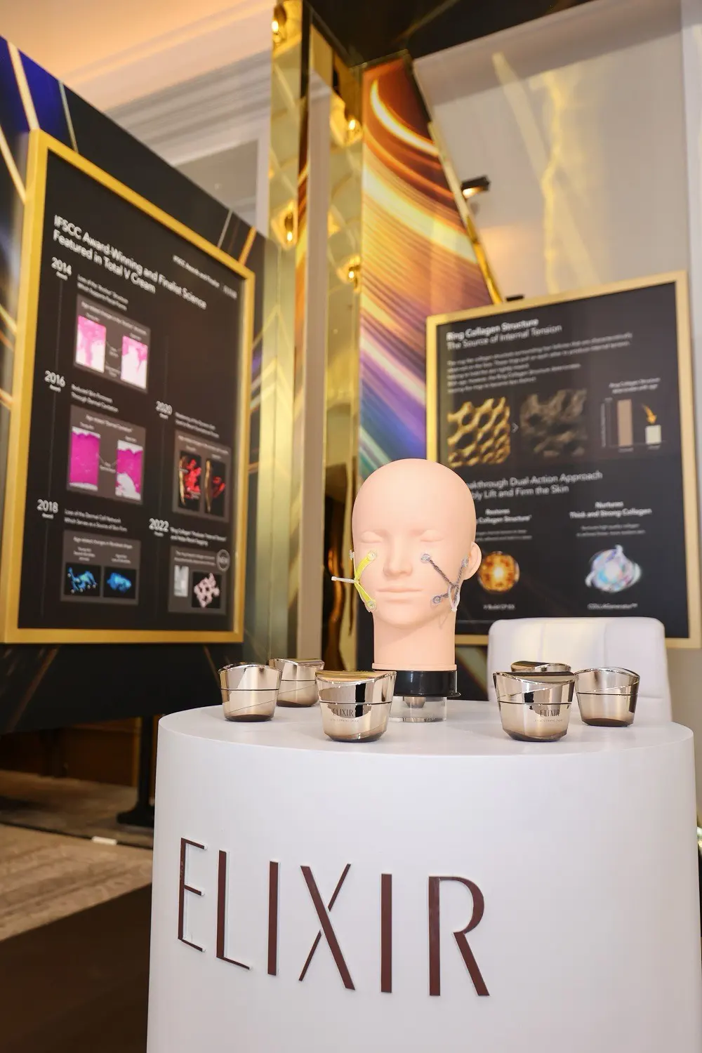 Ring Collagen เทคโนโลยีใหม่ที่เล็งตรงปัญหาผิวหย่อนคล้อยในครีมยกกระชับ ELIXIR Total V