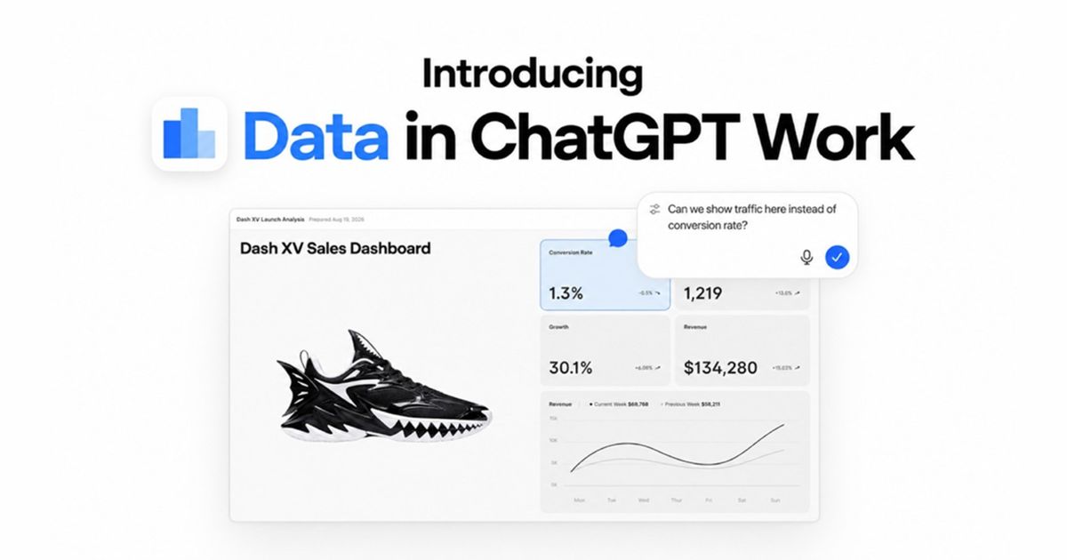 เปลี่ยนข้อมูลดิบให้เป็นอินไซต์ทันใจด้วย ChatGPT Data agent