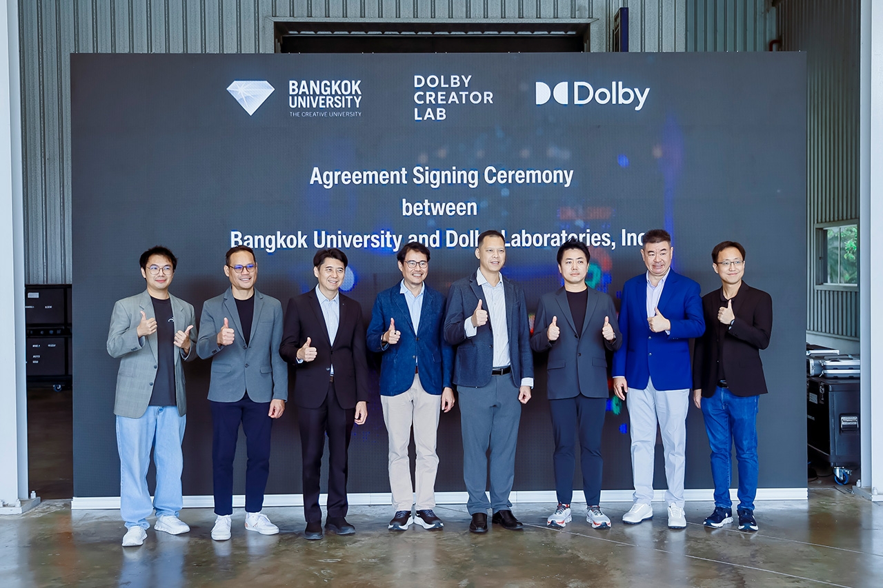 มหาวิทยาลัยกรุงเทพก้าวสู่เครือข่าย Dolby Creator Lab ผลักดันการศึกษาเทคโนโลยีสร้างสรรค์