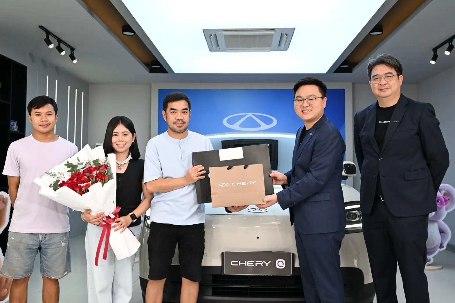 Chery Q ส่งมอบ 1,000 คันแรก สัญญาณแรงในตลาดรถไฟฟ้า