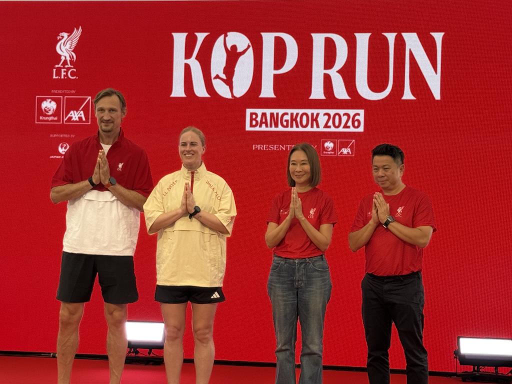KOP RUN Bangkok รวมพลสาวกหงส์ 10,000 คนสู่บรรยากาศแอนฟิลด์บนลู่วิ่ง