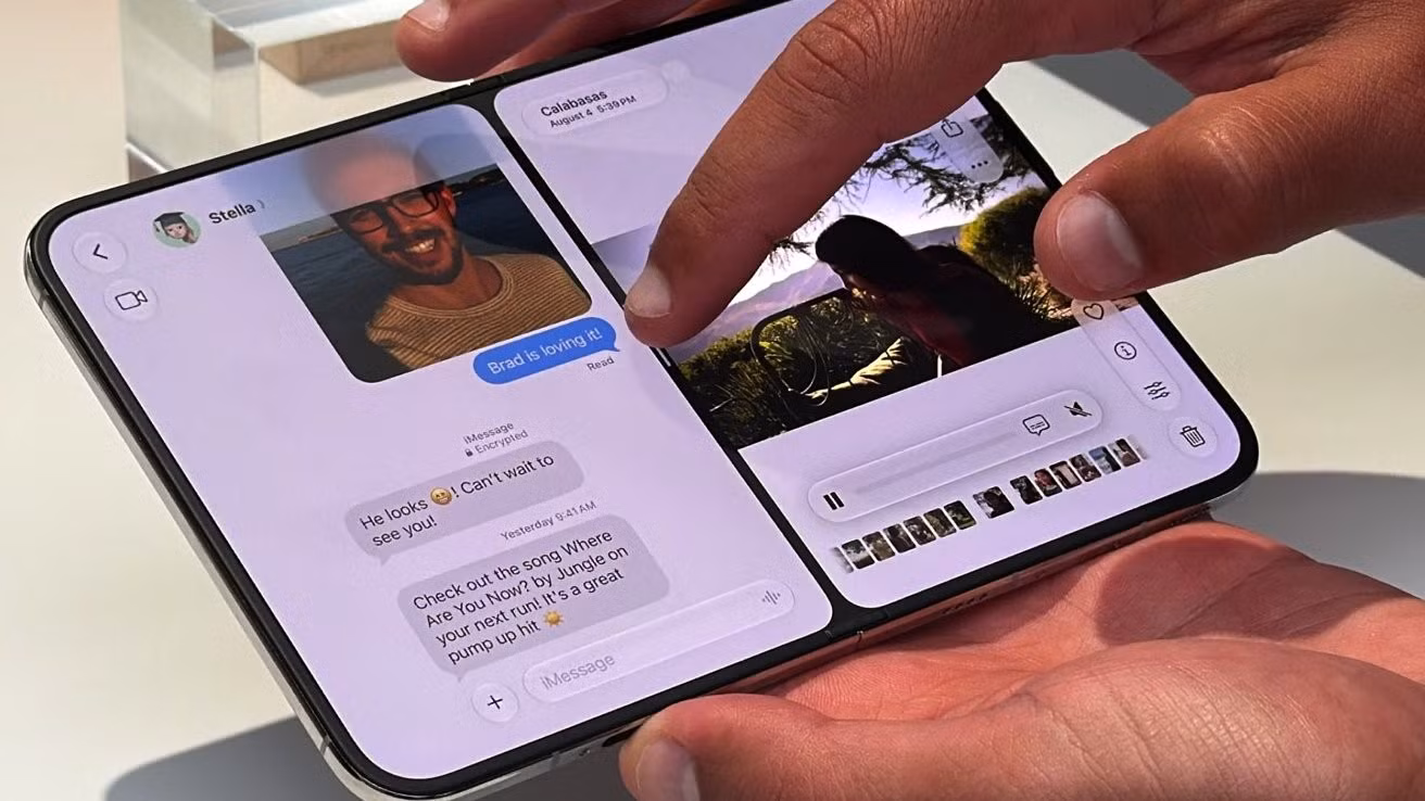 iPhone Duo พับได้ของ Apple กำลังเขียนนิยามใหม่ให้สมาร์ทโฟนพับได้