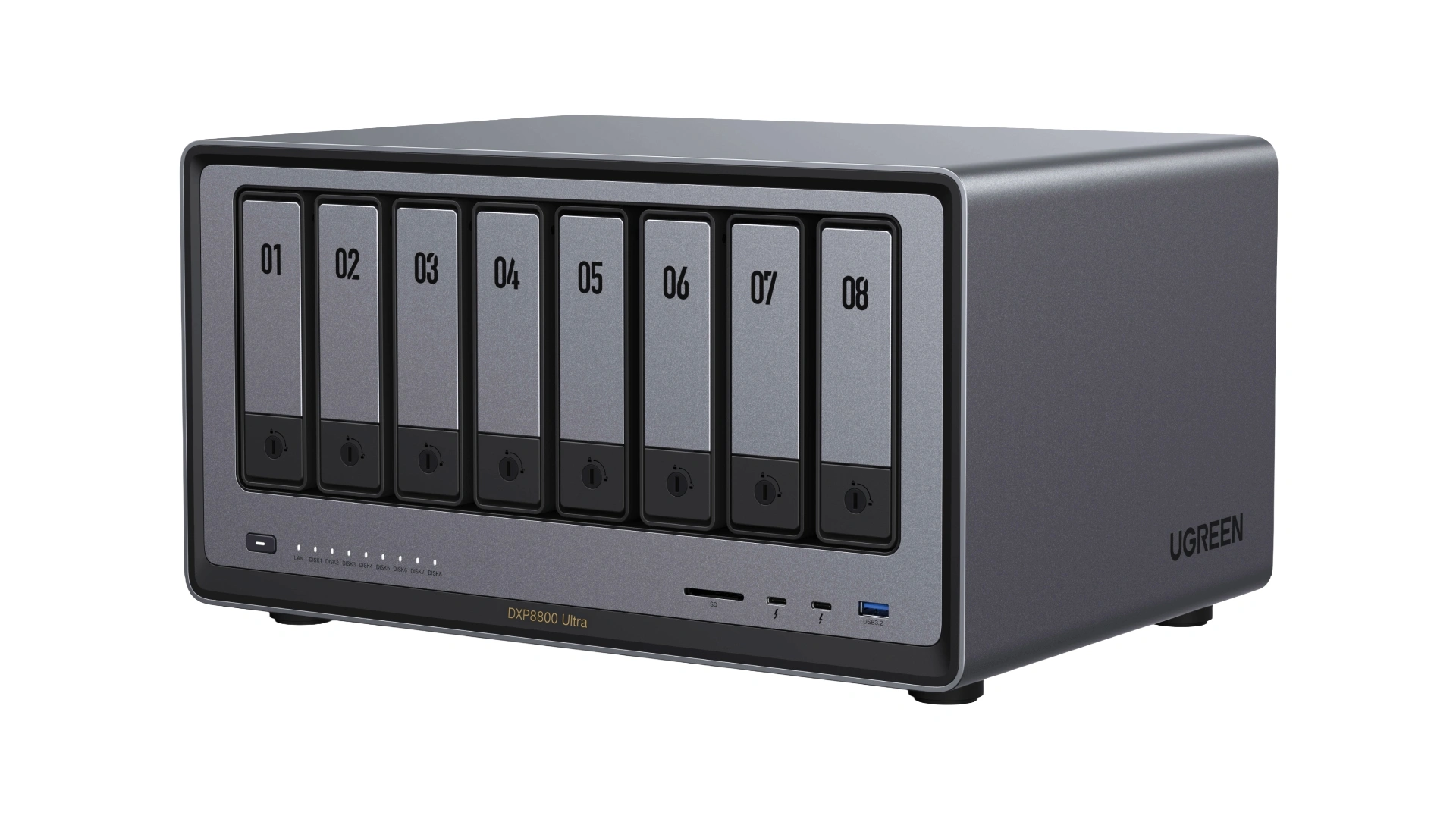 NAS ความจุสูง 272TB เทียบ TerraMaster D8 Hybrid 2 กับ UGREEN DXP8800 Ultra