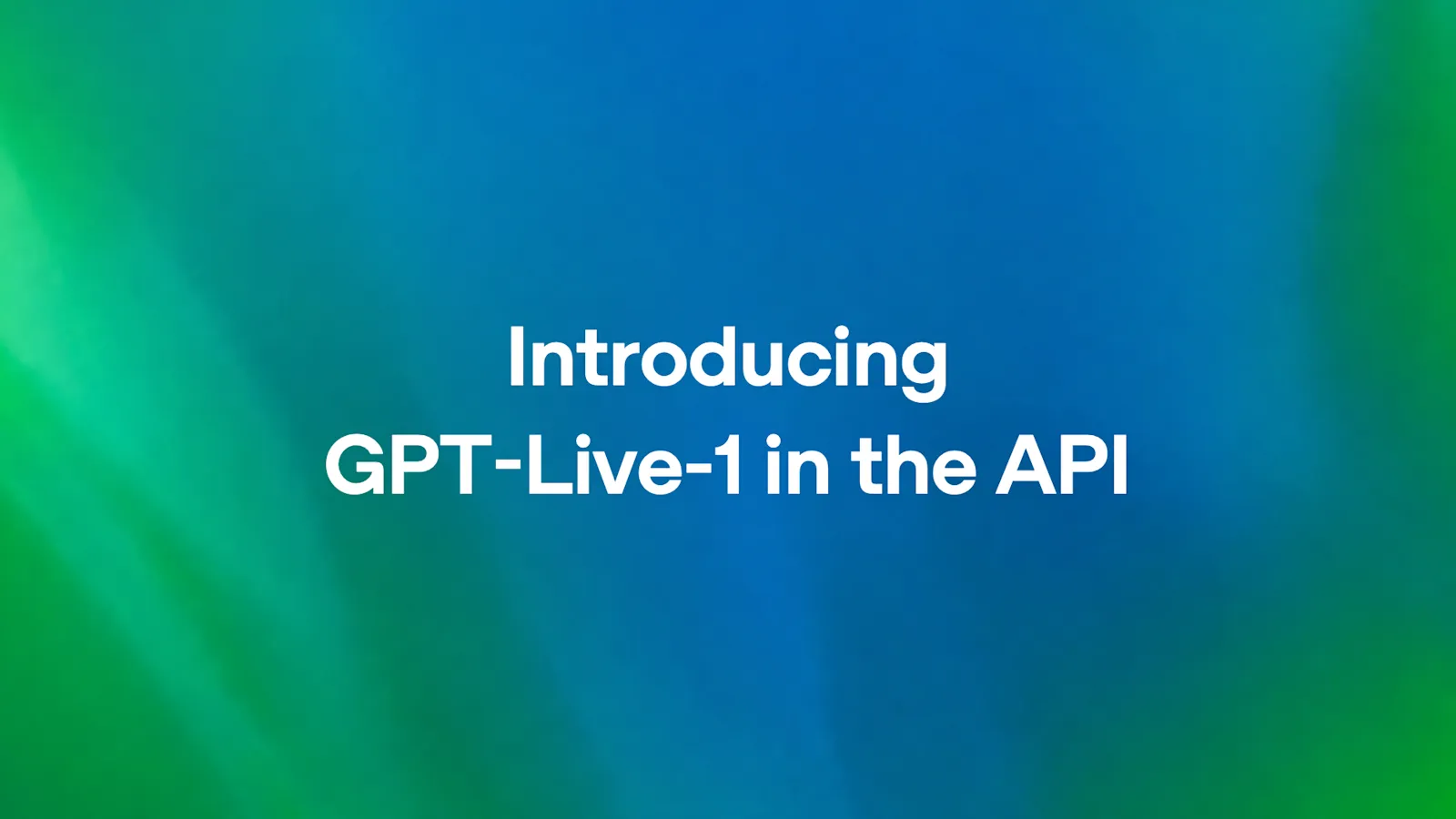 ตั้งค่า ChatGPT Voice API สร้างบทสนทนาเสียงแบบเรียลไทม์ด้วย GPT‑Live‑1