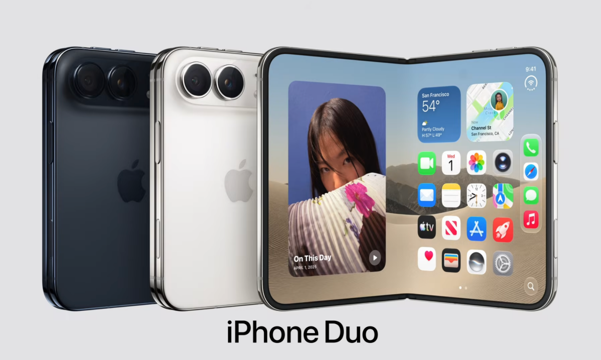 iPhone Duo สมาร์ทโฟนพับได้เครื่องแรกของ Apple เปลี่ยนกติกาดีไซน์มือถืออย่างไร