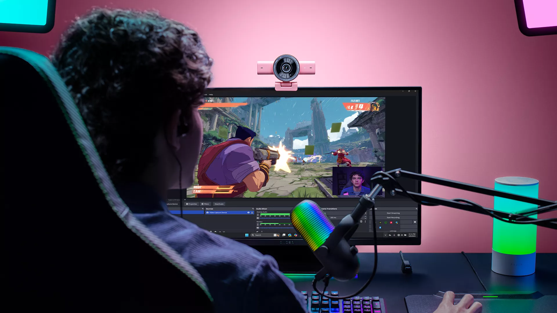 เปลี่ยนสตูดิโอด้วยกล้องเว็บแคม 4K อัจฉริยะสำหรับสายสตรีม
