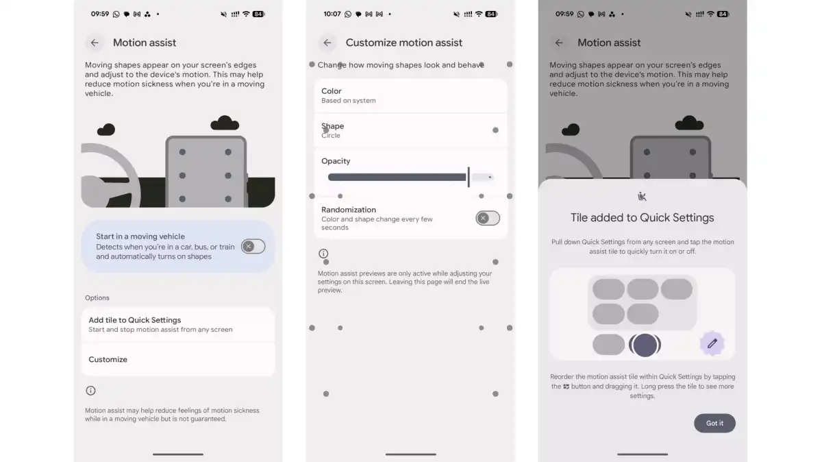 Motion Assist ฟีเจอร์ใหม่ที่ช่วยให้เลิกเมาเวลาหยิบมือถือบนรถ