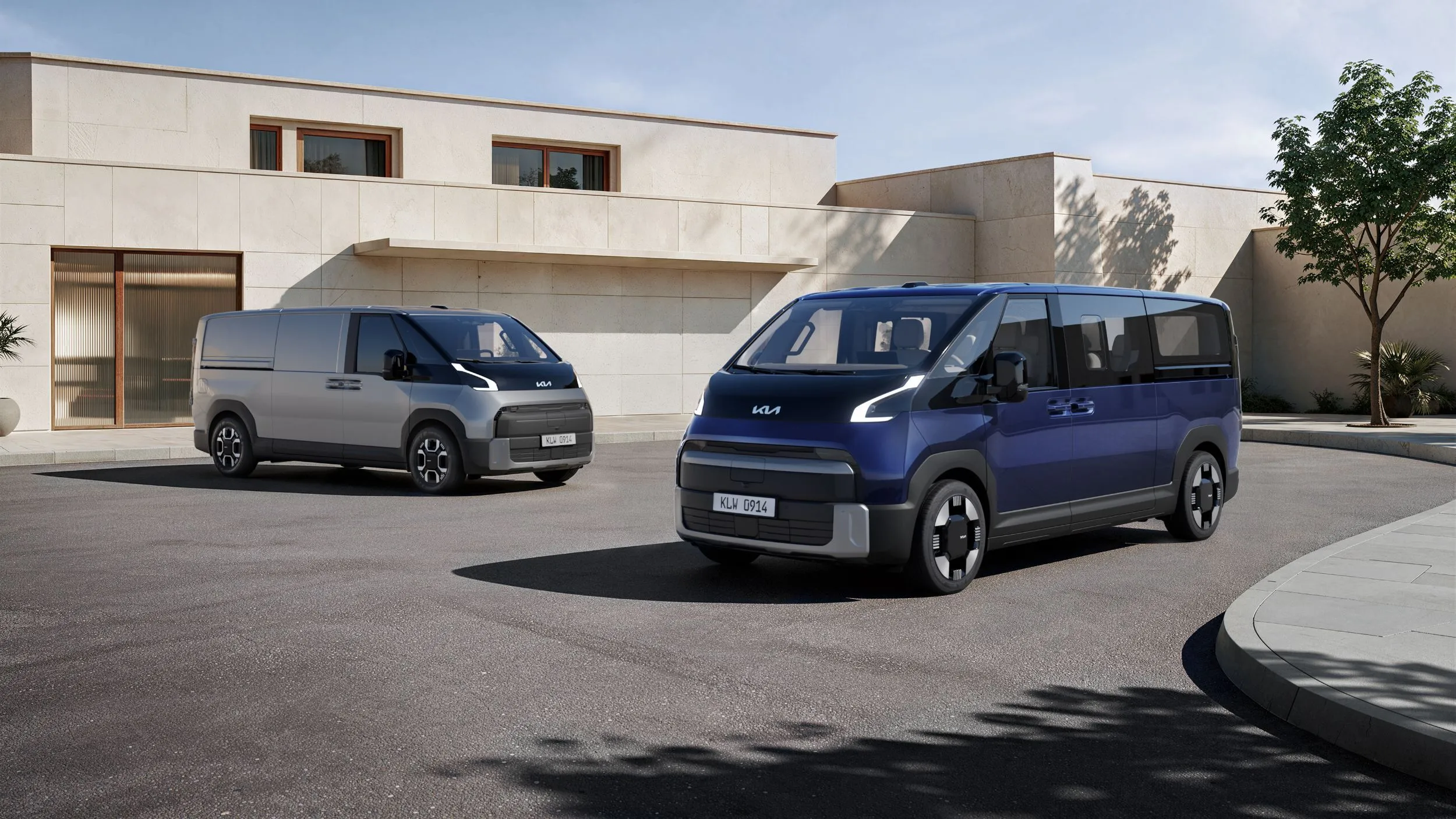 รถตู้ไฟฟ้า Kia PV7 ท้าชิง Ford E-Transit ด้วย 23 รุ่นย่อยและแบตเตอรี่ 800V