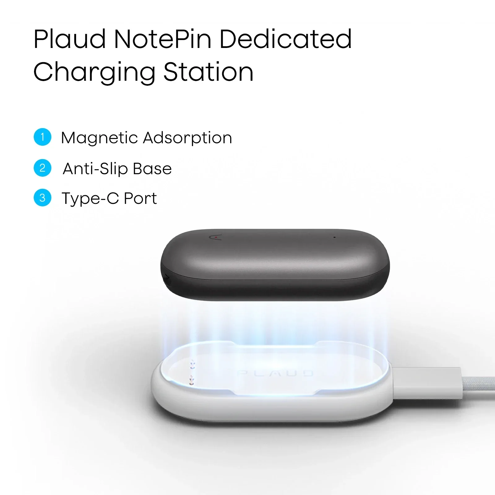 ชุดชาร์จ Plaud NotePin ตัวช่วยให้บันทึกเสียงไม่มีสะดุด