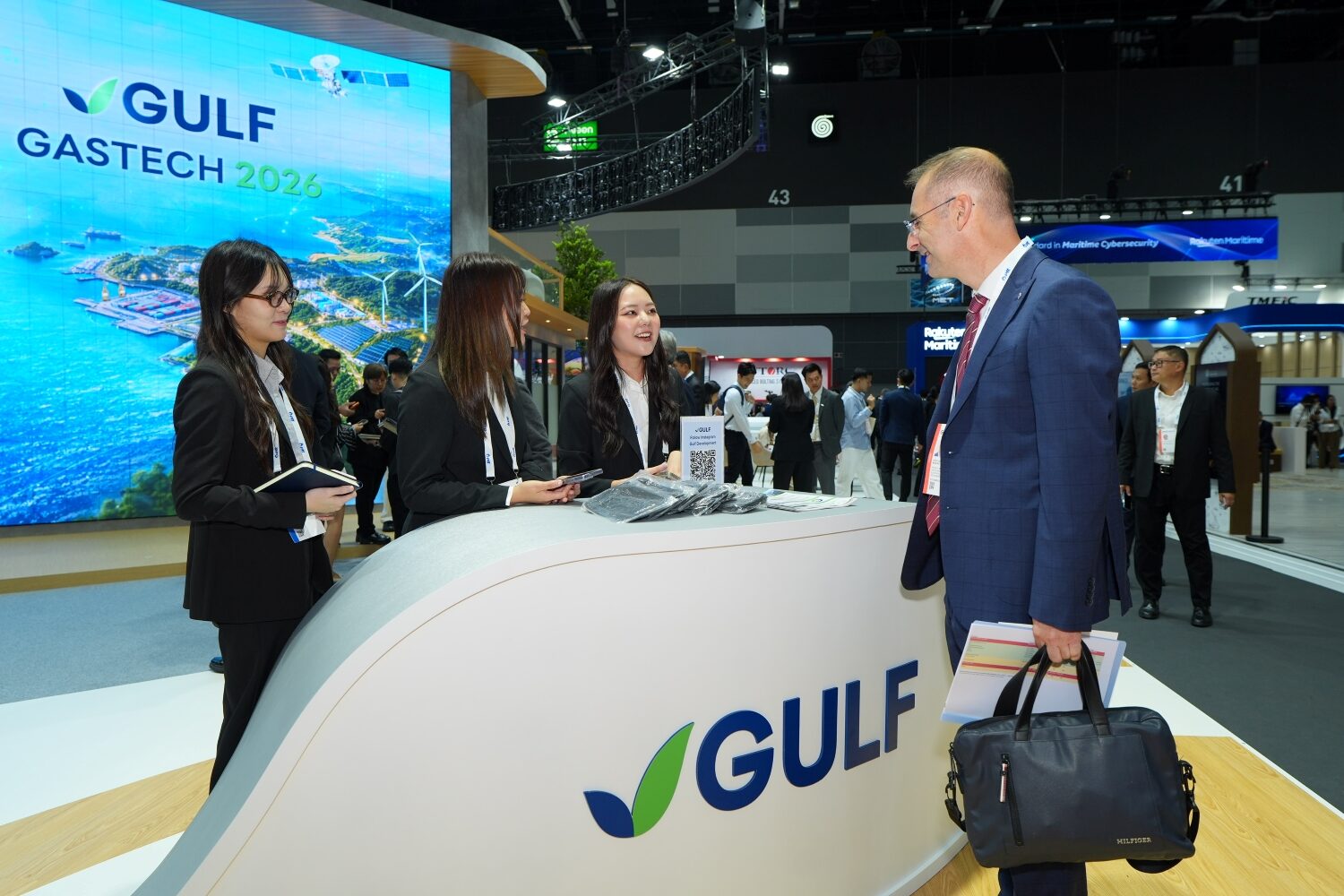GULF Pavilion ใน Gastech พลิกเกมพลังงานสะอาดและ AI สู่โครงสร้างพื้นฐานยุคดิจิทัล