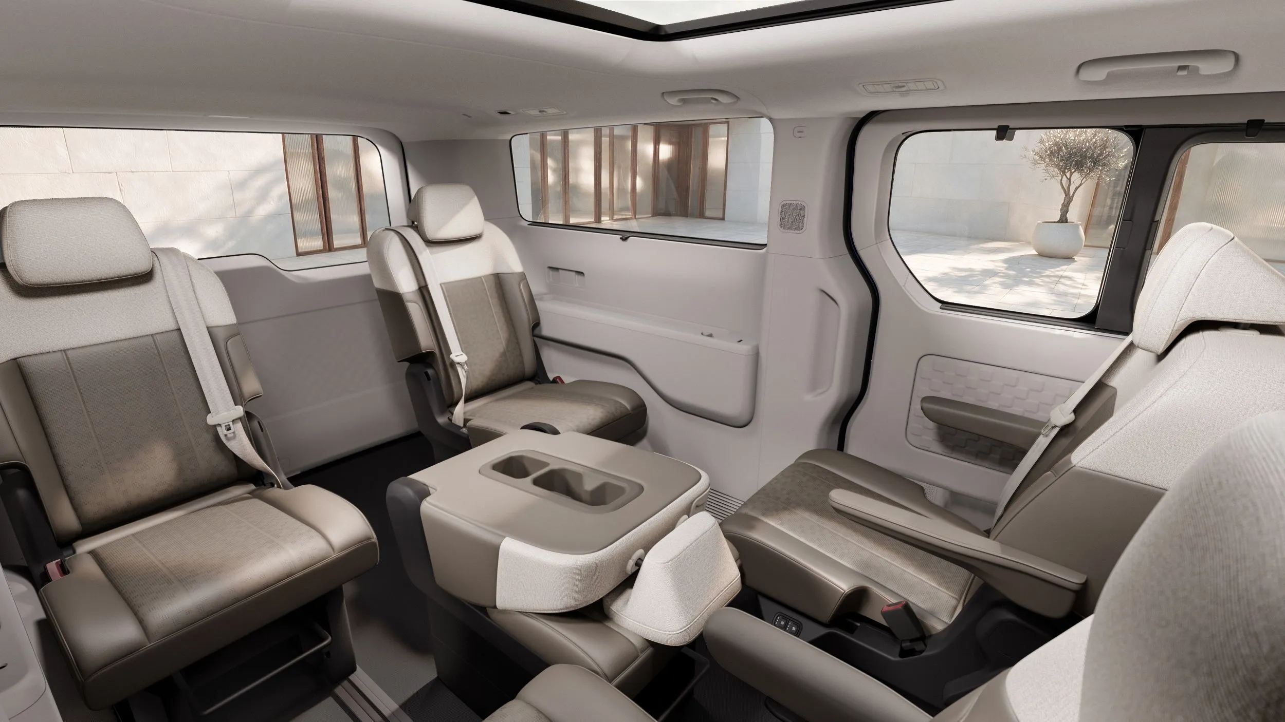 รถตู้ไฟฟ้า Kia PV7 ท้าชิง Ford E-Transit ด้วย 23 รุ่นย่อยและแบตเตอรี่ 800V