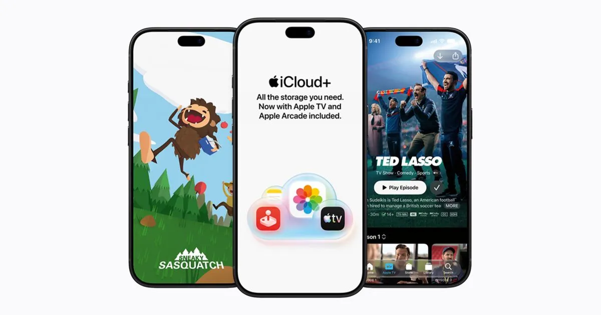 iCloud+ bundle update แพ็กเดียวได้ Apple TV ฟรี Arcade และ Music Select