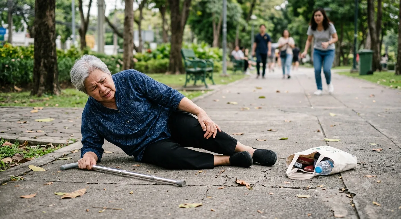 กว่า 1,500 ชีวิตจากการหกล้ม: สัญญาณเตือนที่วัยทำงานมองข้ามไม่ได้