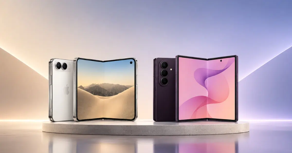 ศึกโทรศัพท์จอพับพรีเมียม iPhone Duo vs Galaxy Z Fold 8 Ultra