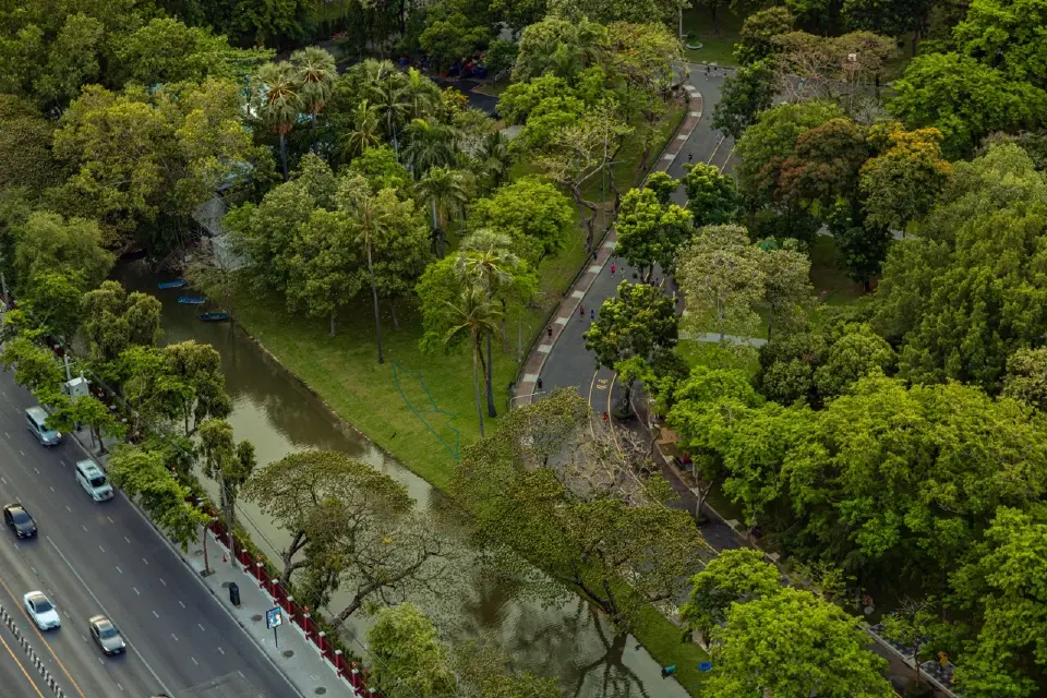 สะพานเขียวกรุงเทพ เปลี่ยนภาพถนนวิทยุสู่ไมล์สีเขียวของเมือง