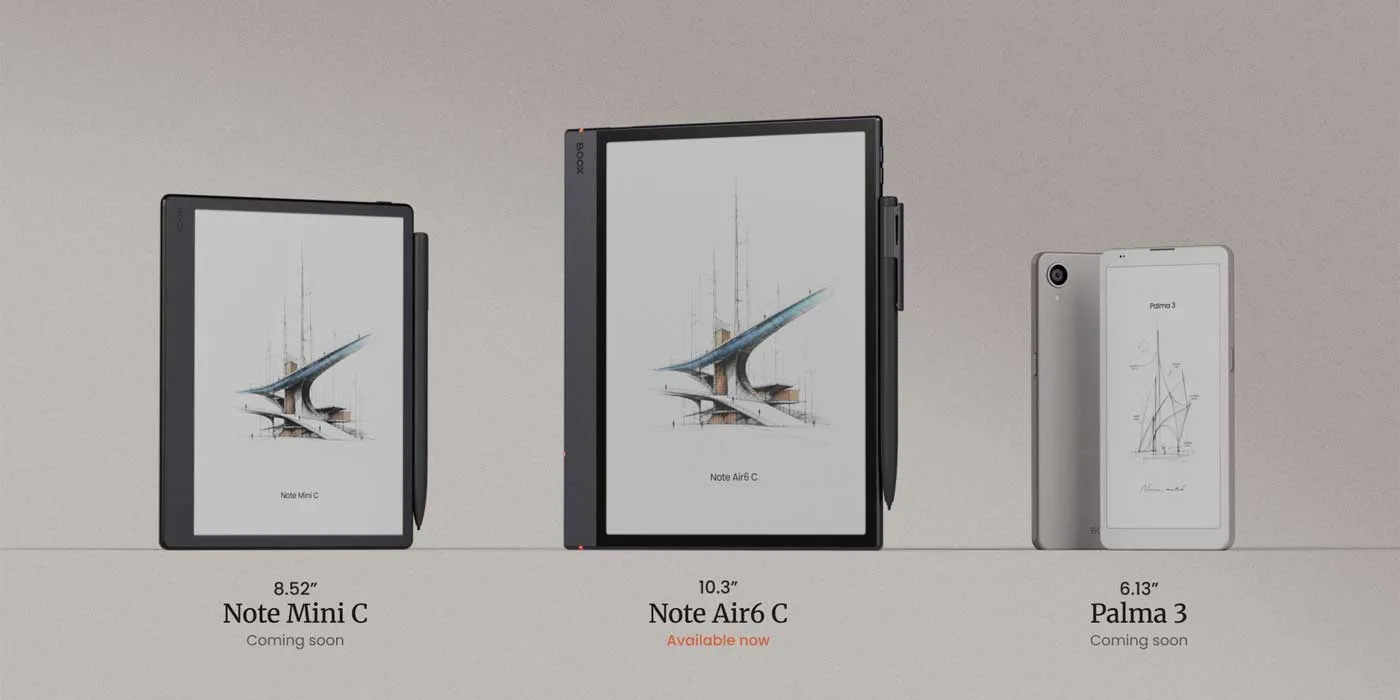 สามรุ่นใหม่จาก Boox พลิกเกม e-ink tablet ให้ใกล้แท็บเล็ตจริงมากขึ้น