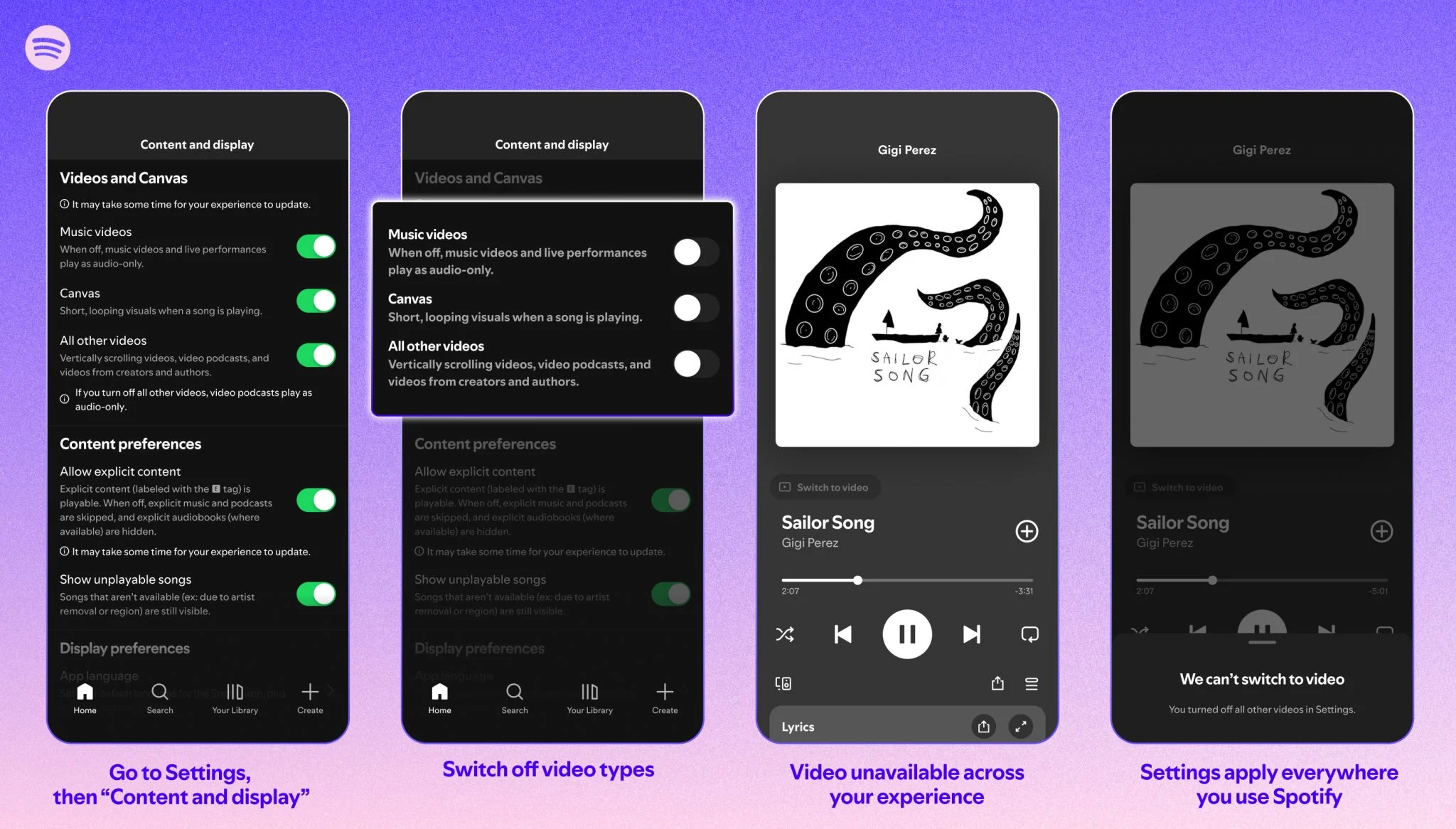 วิธีกันเพลงเด็กไม่ให้ยึด Spotify Wrapped และระบบแนะนำเพลงของคุณ