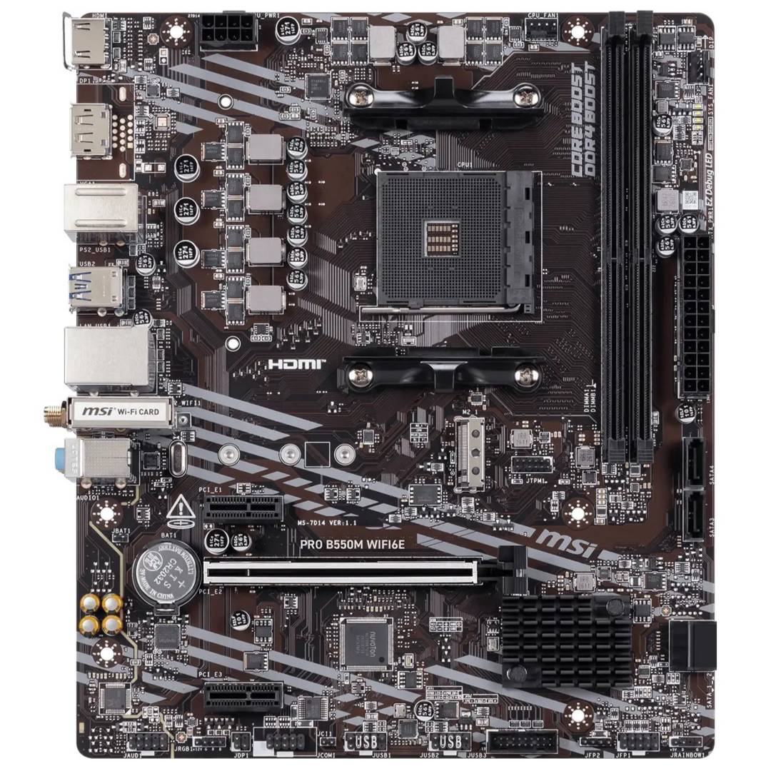 เมนบอร์ด AM4 ราคาถูกพร้อม PCIe 4.0 เลือก MSI B550 หรือ B650E