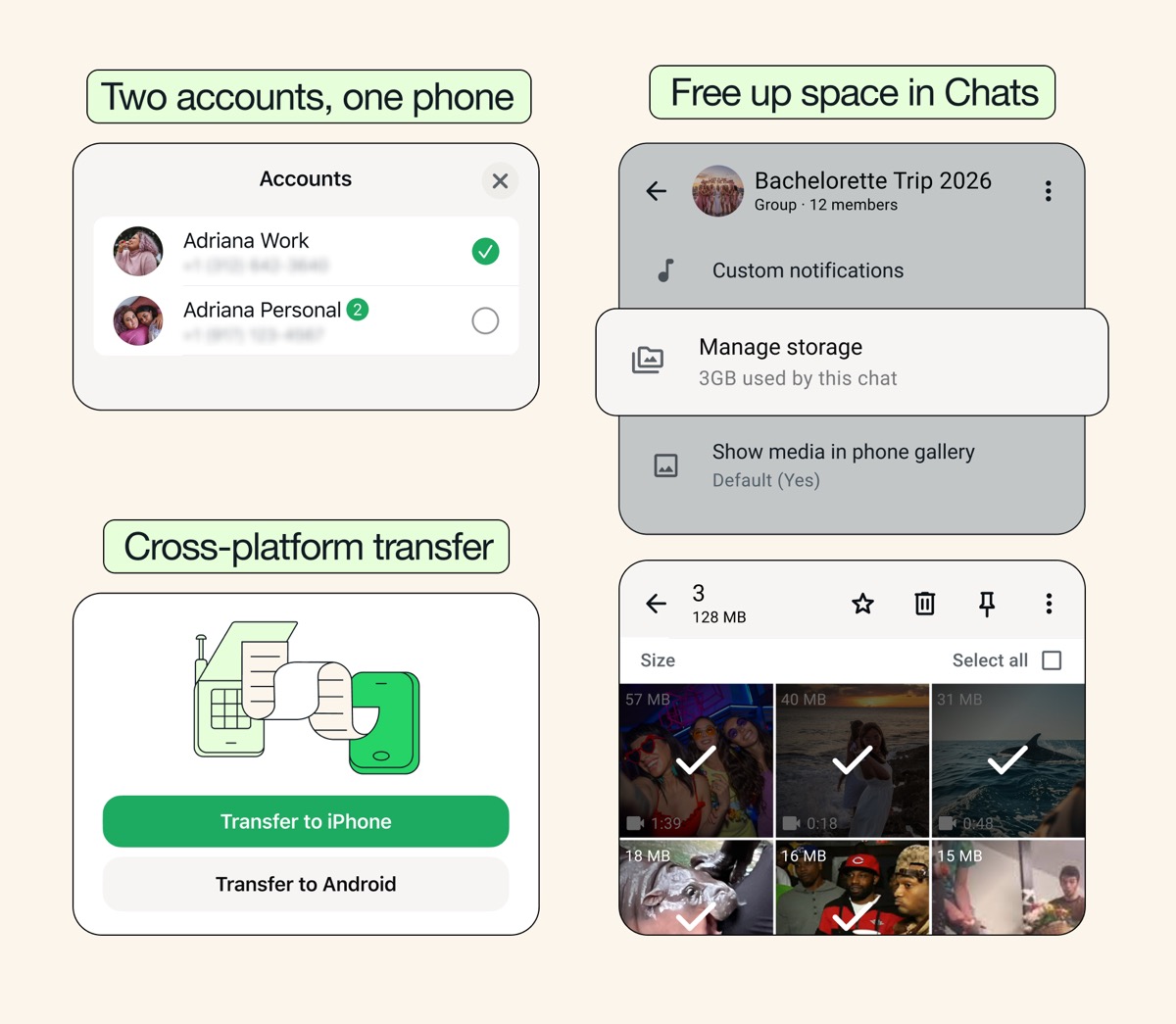 WhatsApp บน iPhone เตรียมรองรับ 3 บัญชีในแอปเดียว