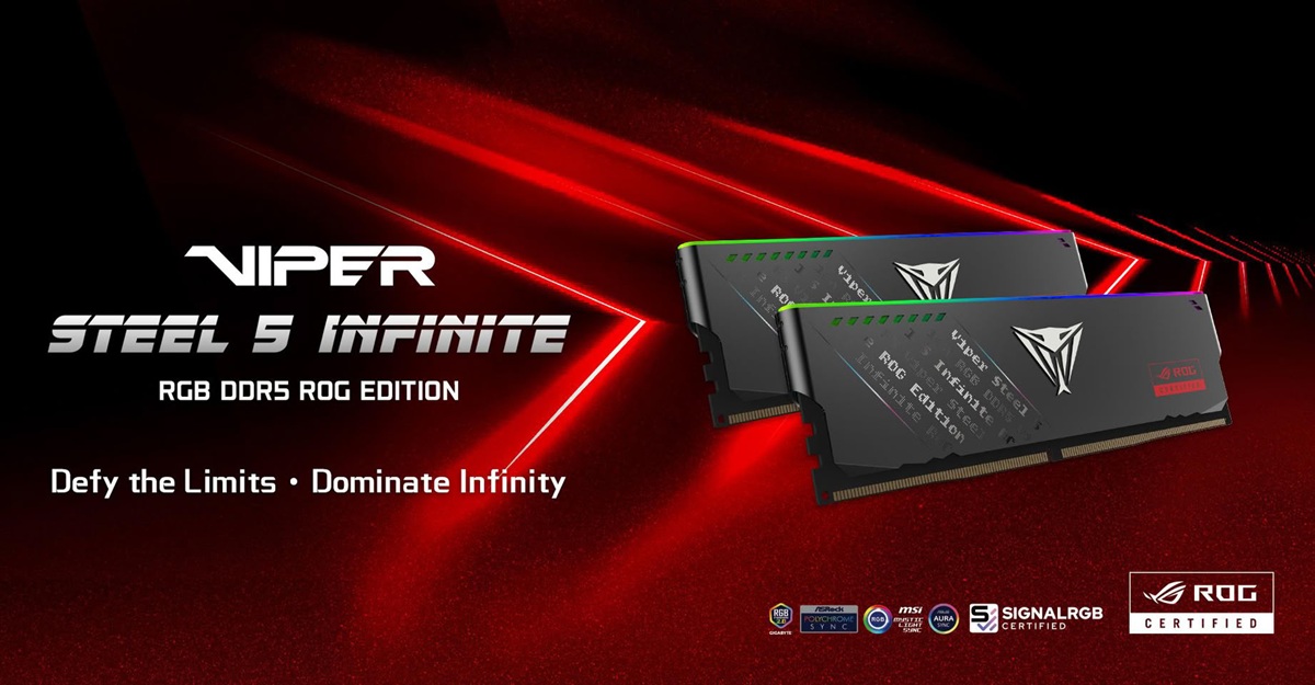 DDR5 หน่วยความจำเกมมิ่งระดับไฮเอนด์ ศึก Trident Z5 Royal NeoX ปะทะ Patriot Viper Steel 5 ROG Edition