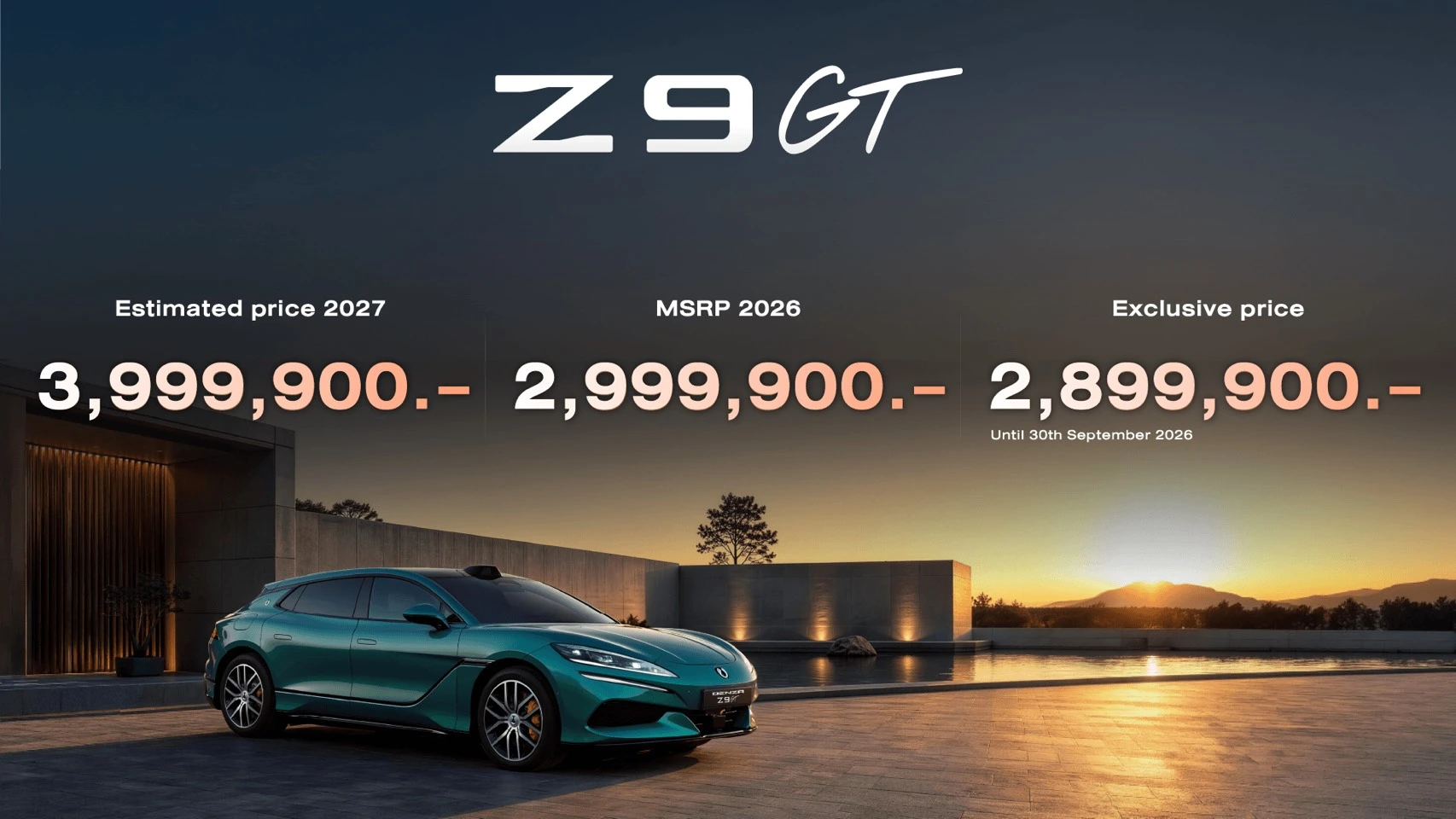 ชาร์จไฟเร็ว 9 นาที กับ DENZA Z9GT GT หรูที่เขย่าตลาดรถยนต์ไฟฟ้า