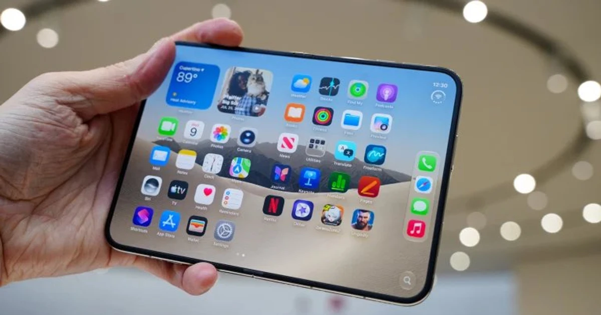 iPhone Duo สมาร์ทโฟนจอพับรุ่นแรกของ Apple ก้าวใหญ่สู่ยุคหน้าจอแบบนาโน